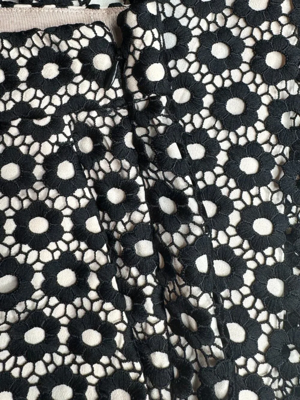 Like New, J Crew Daisy Lace Black Lace Pants, Size 2P
